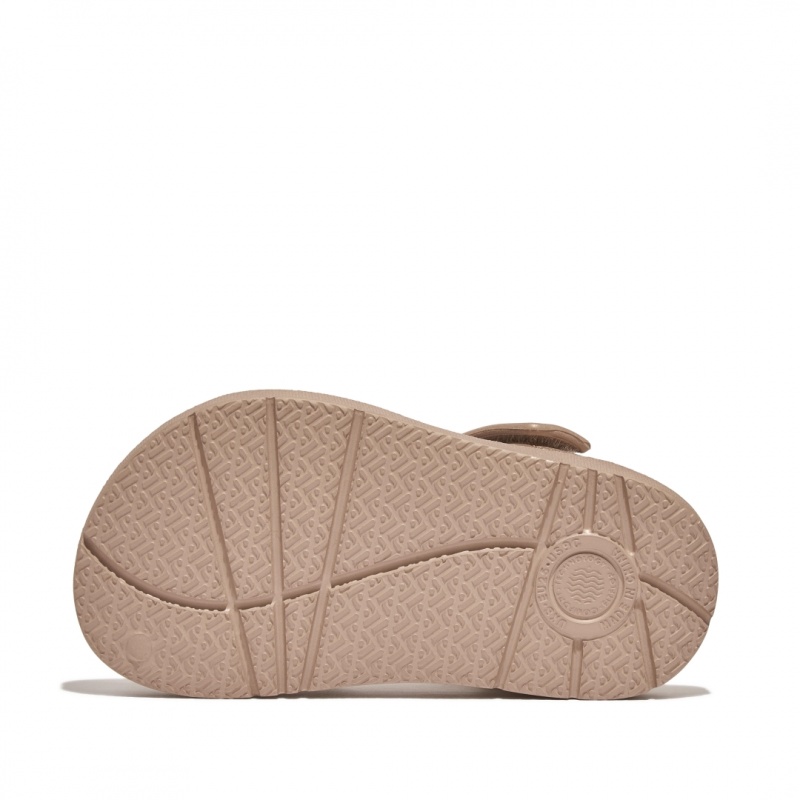 Fitflop Iqushion Eva Kids'' Back-Strap Sandals Gold | IE-RULC-06953