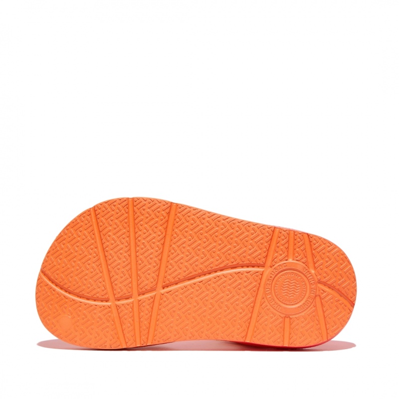 Fitflop Iqushion Eva Kids'' Back-Strap Sandals Red | IE-KOMF-59730