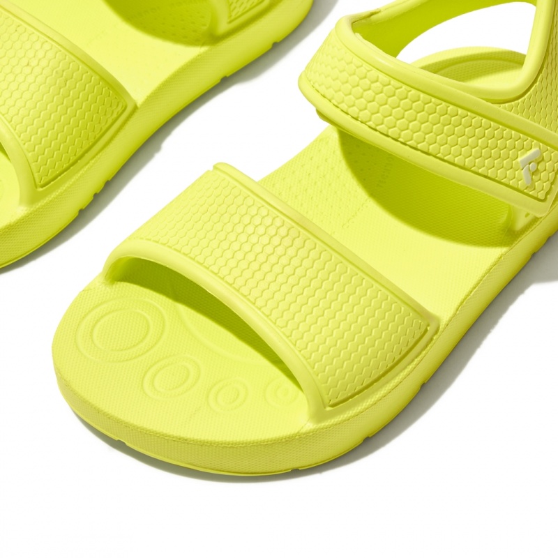 Fitflop Iqushion Eva Kids'' Back-Strap Sandals Yellow | IE-EZCV-81520