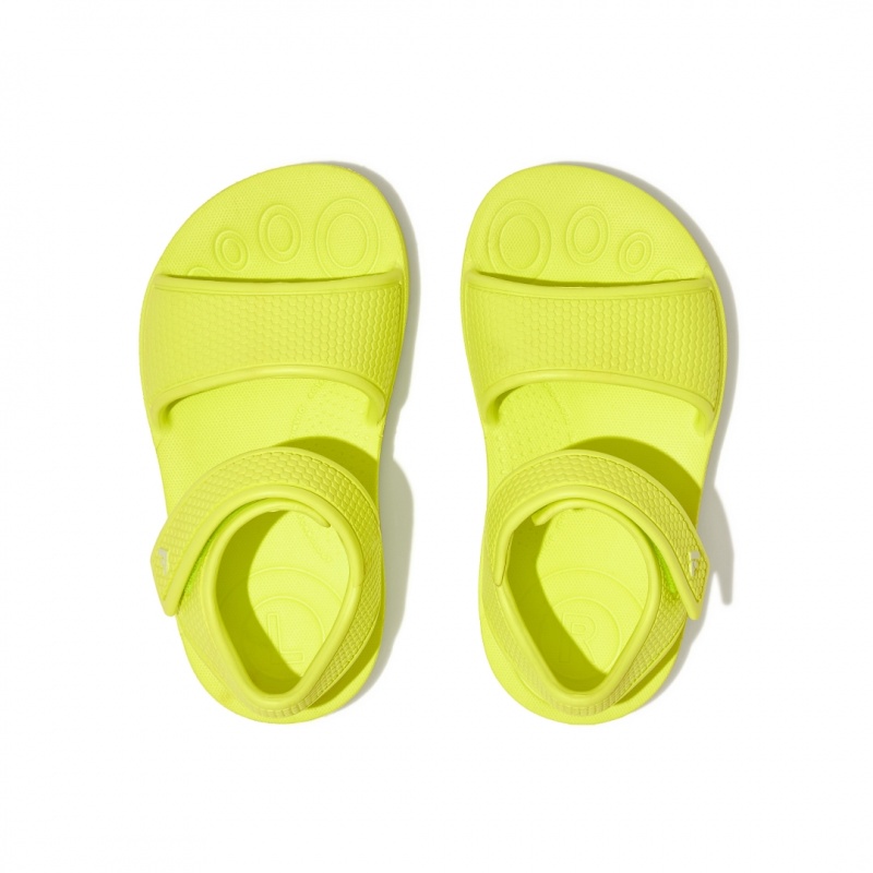 Fitflop Iqushion Eva Kids'' Back-Strap Sandals Yellow | IE-EZCV-81520