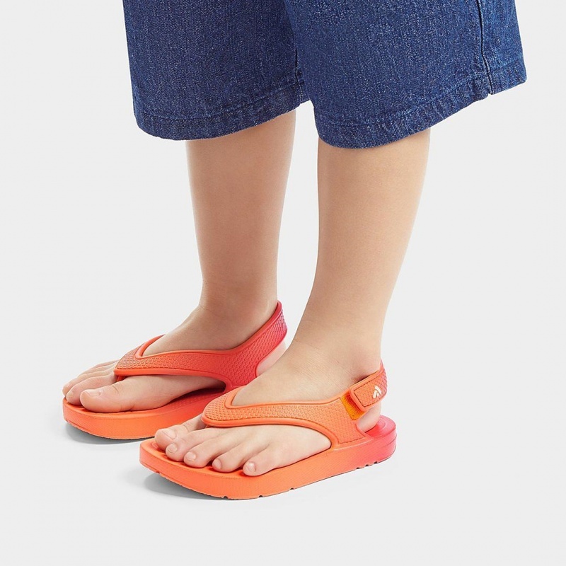 Fitflop Iqushion Eva Kids'' Flip Flops Red | IE-MHQB-36957