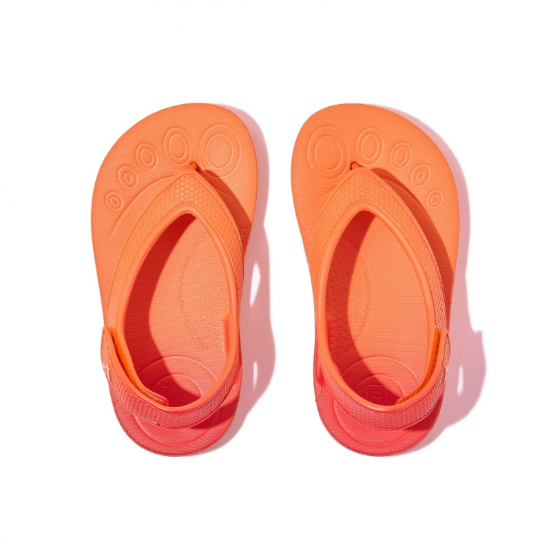 Fitflop Iqushion Eva Kids'' Flip Flops Red | IE-MHQB-36957