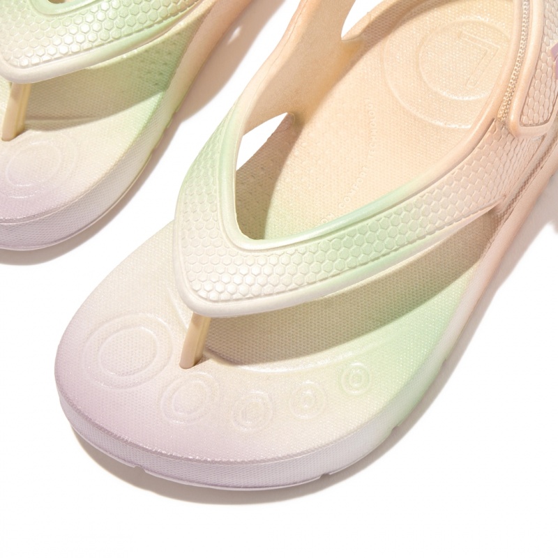 Fitflop Iqushion Eva Kids'' Flip Flops White | IE-VCHY-82570