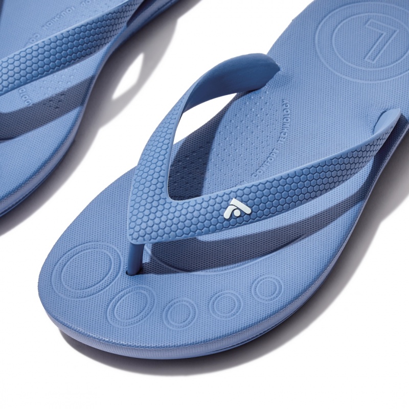 Fitflop Iqushion Rubber Kids'' Flip Flops Blue | IE-WGCV-09346