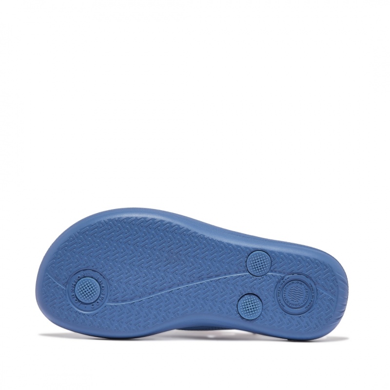 Fitflop Iqushion Rubber Kids'' Flip Flops Blue | IE-WGCV-09346