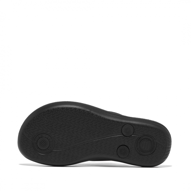 Fitflop Iqushion Rubber Kids'' Flip Flops Black | IE-CPFZ-52063