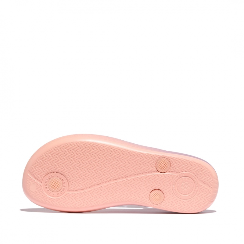 Fitflop Iqushion Rubber Kids'' Flip Flops Pink | IE-FEIK-63057