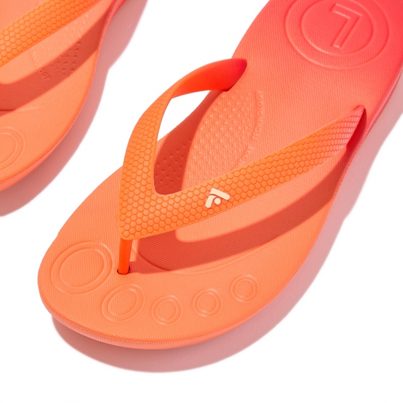 Fitflop Iqushion Rubber Kids'' Flip Flops Red | IE-OMJB-34726