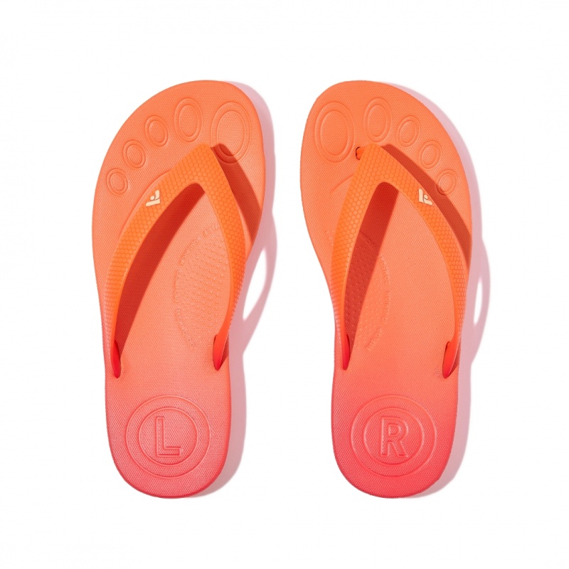 Fitflop Iqushion Rubber Kids'' Flip Flops Red | IE-OMJB-34726