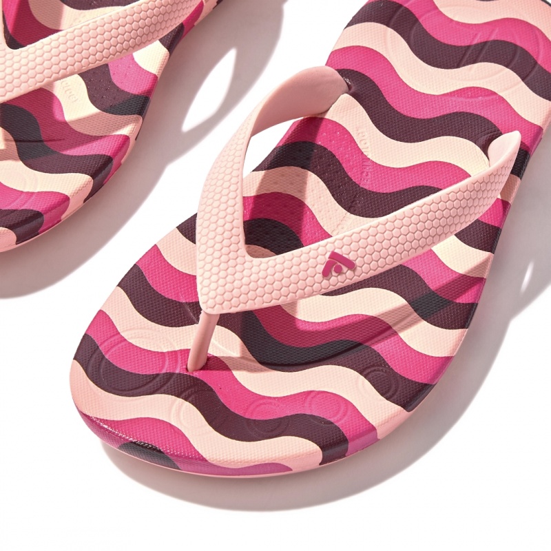 Fitflop Iqushion Rubber Tpu Kids'' Flip Flops Red | IE-FPKT-10635