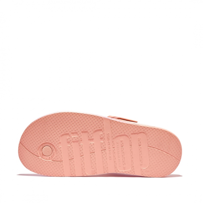 Fitflop Iqushion Rubber Tpu Women's Flip Flops Pink | IE-ZFPX-73850