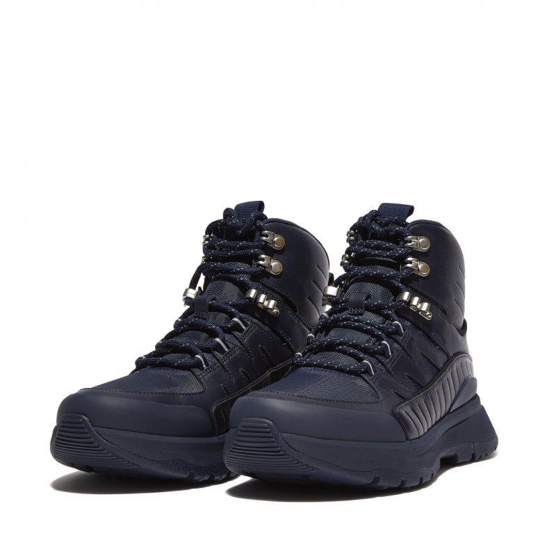 Fitflop Neo-D-Hyker Women's Walking Boots Navy | IE-NCXS-46283