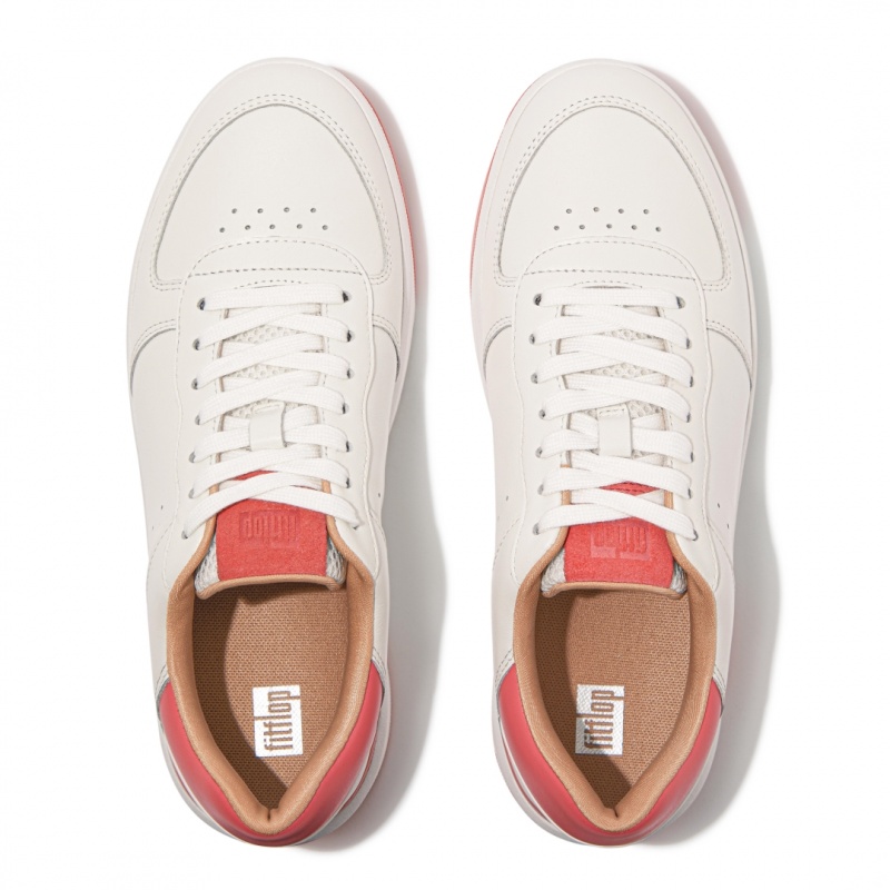 Fitflop Rally-Evo Women's Sneakers White / Pink | IE-SEZJ-63054