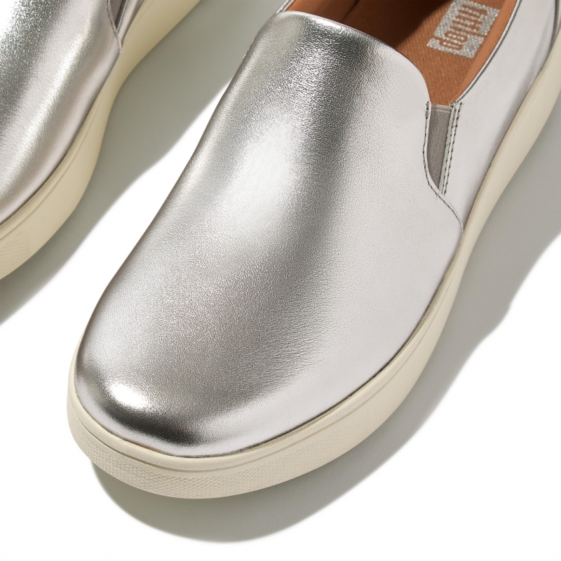 Fitflop Rally Women's Sneakers Silver | IE-HATU-25913