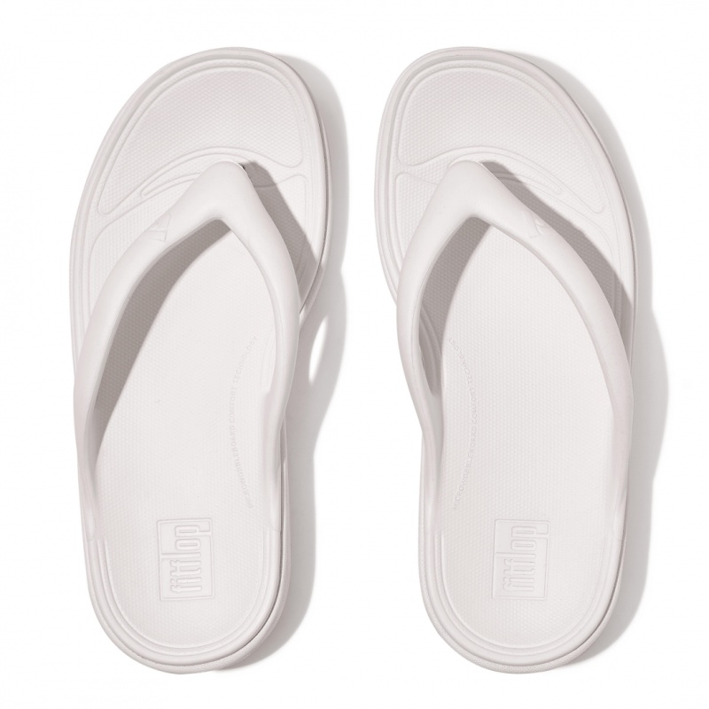 Fitflop Relieff Eva Tpu Thongs Women's Toe-Post Sandals White | IE-SANP-71569