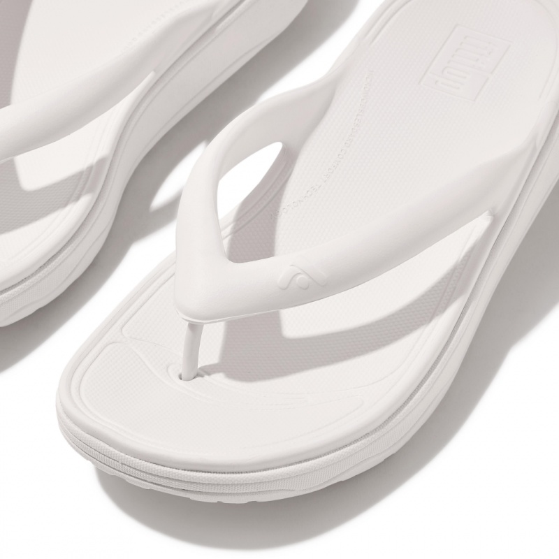 Fitflop Relieff Eva Tpu Thongs Women's Toe-Post Sandals White | IE-SANP-71569