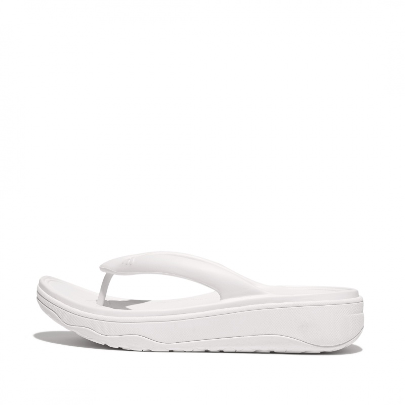 Fitflop Relieff Eva Tpu Thongs Women\'s Toe-Post Sandals White | IE-SANP-71569