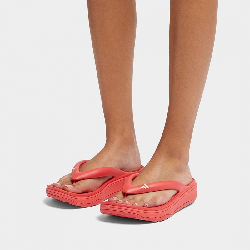 Fitflop Relieff Eva Tpu Thongs Women's Toe-Post Sandals Red | IE-DGXH-32906