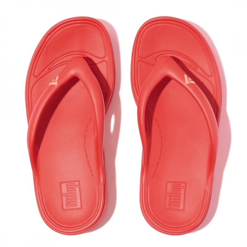 Fitflop Relieff Eva Tpu Thongs Women's Toe-Post Sandals Red | IE-DGXH-32906