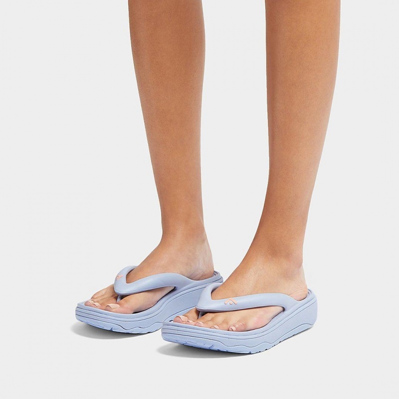 Fitflop Relieff Eva Tpu Thongs Women's Toe-Post Sandals Blue | IE-GMYF-61428