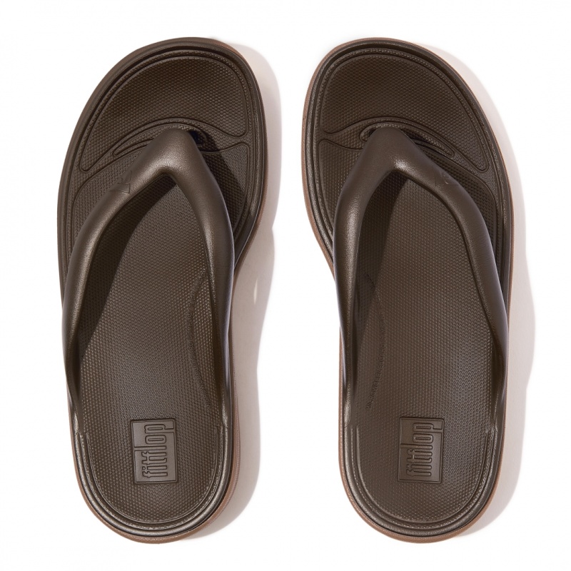 Fitflop Relieff Eva Tpu Thongs Women's Toe-Post Sandals Brown | IE-OVHQ-95213