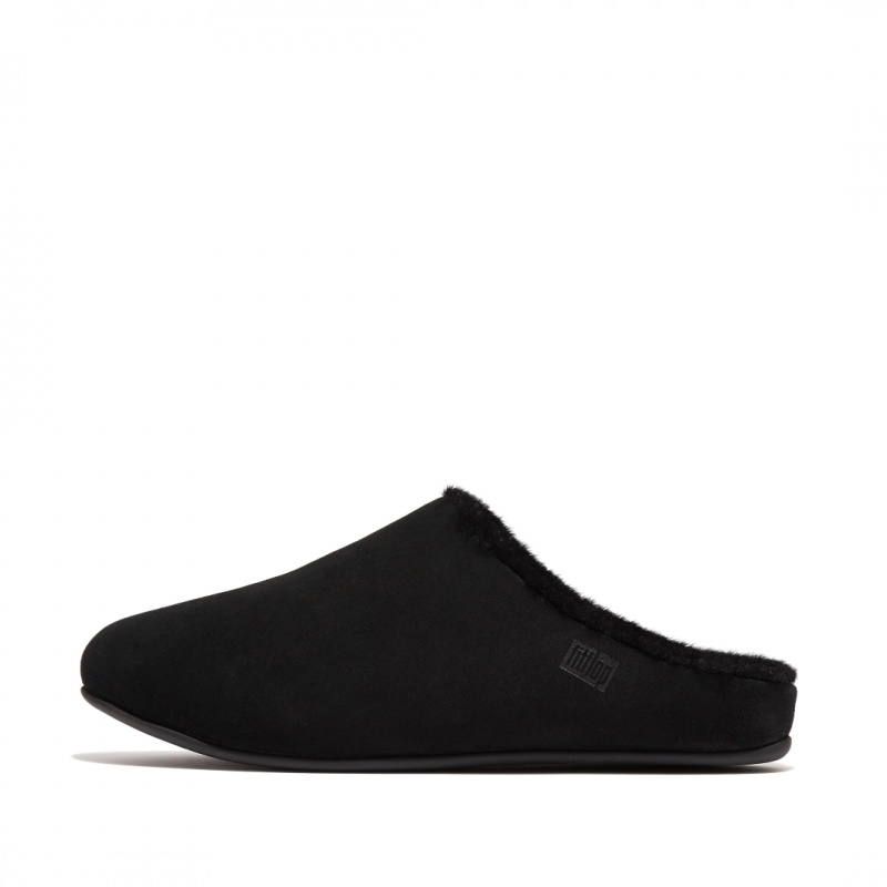 Fitflop Shove Men\'s Slippers Black | IE-KALF-58620