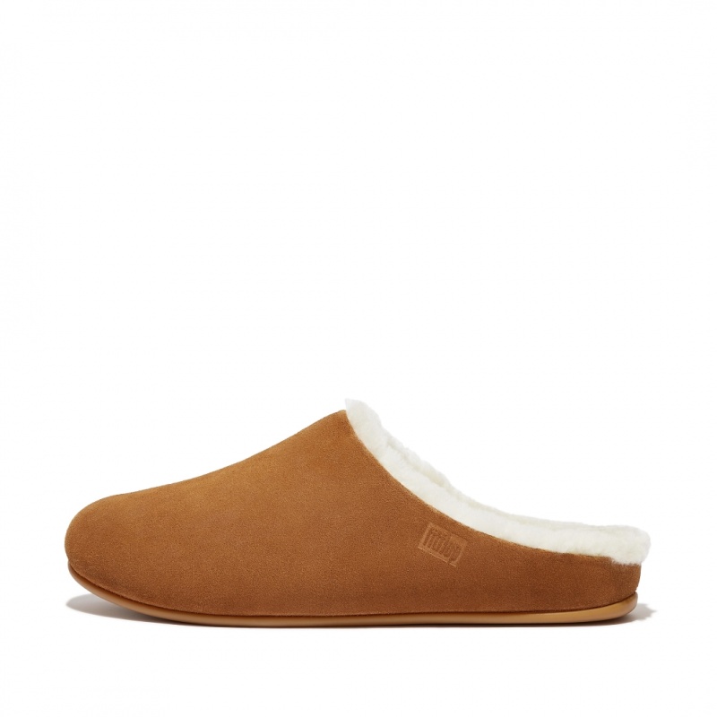 Fitflop Shove Men\'s Slippers Light Brown | IE-JIKR-28493