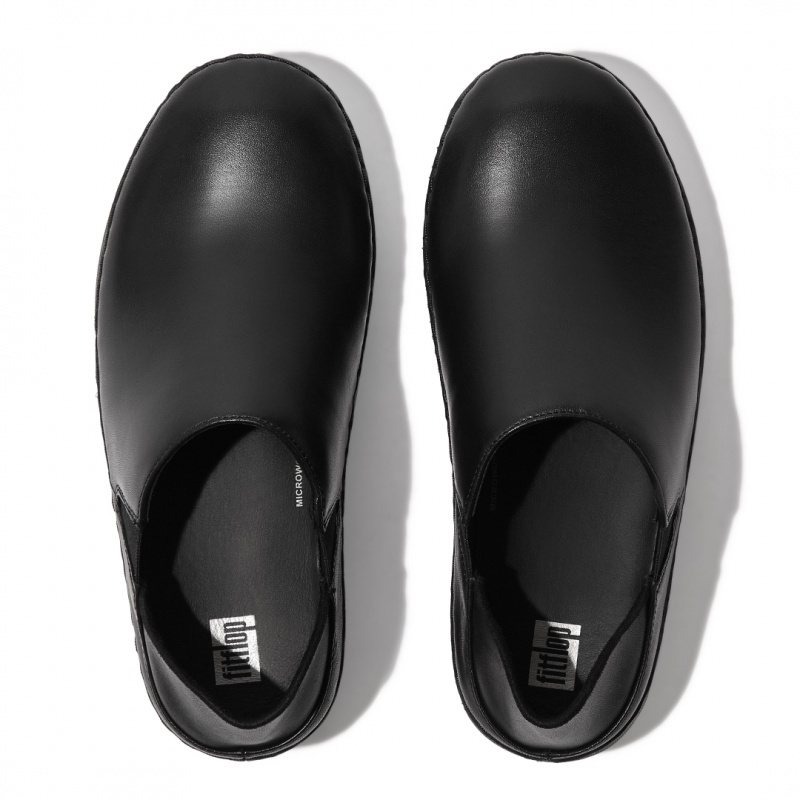 Fitflop Super Loafer Work Shoes Women's Slip Ons Black | IE-WVYA-74036