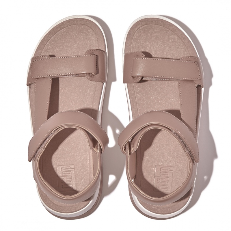 Fitflop Surff Back Strap Women's Sandals Beige | IE-NUZO-03946