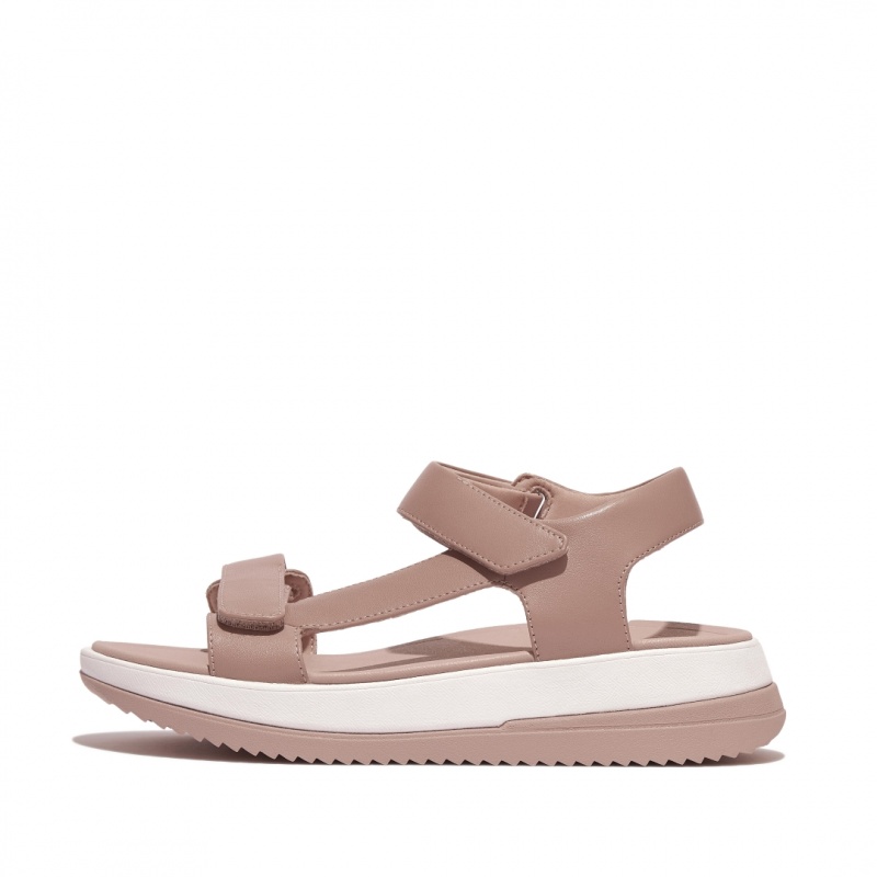 Fitflop Surff Back Strap Women\'s Sandals Beige | IE-NUZO-03946