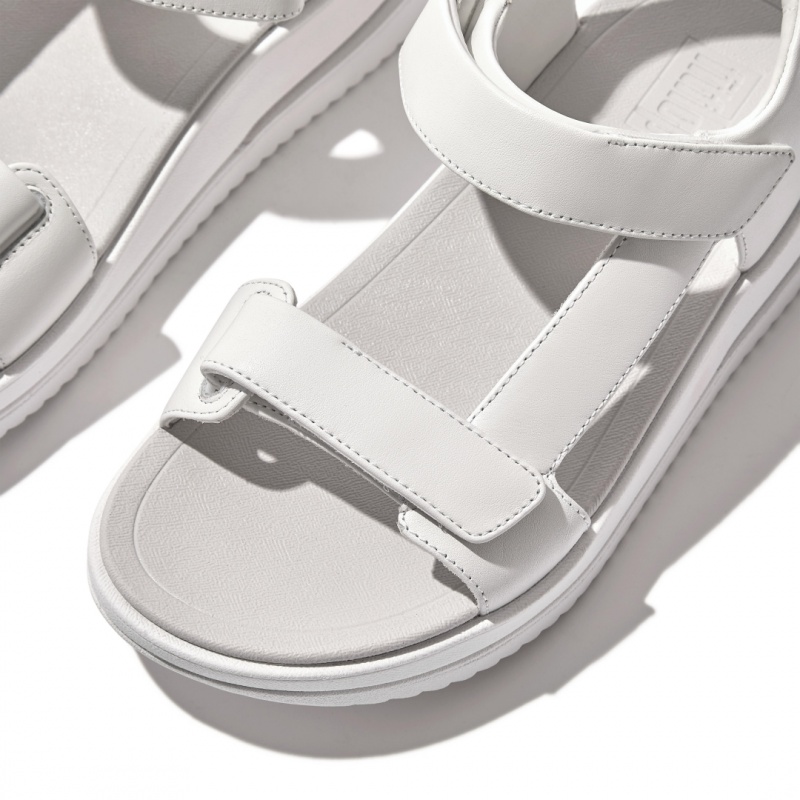 Fitflop Surff Back Strap Women's Sandals White | IE-TWEP-20483