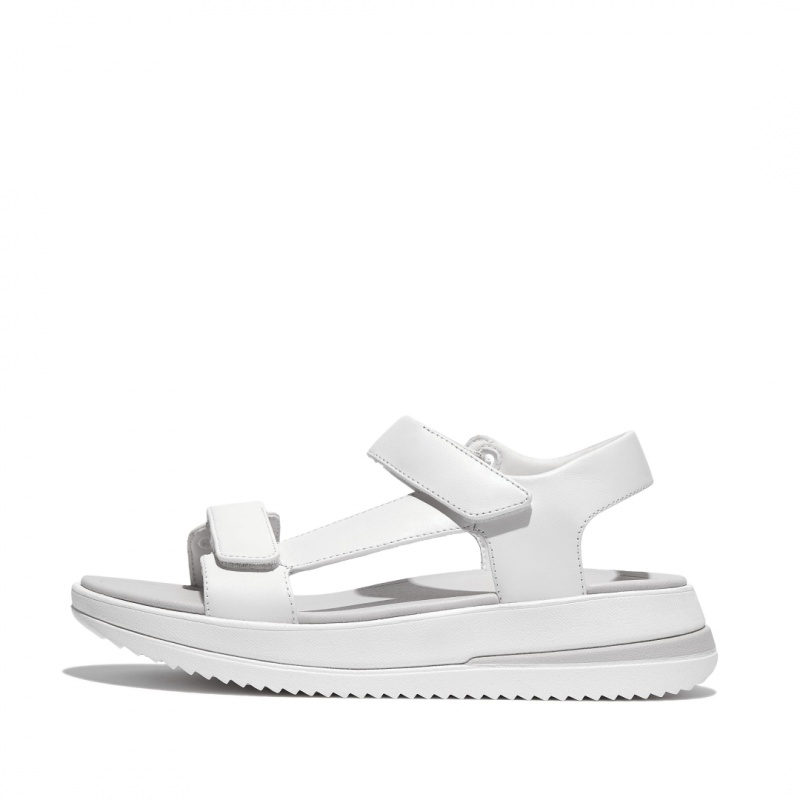 Fitflop Surff Back Strap Women\'s Sandals White | IE-TWEP-20483