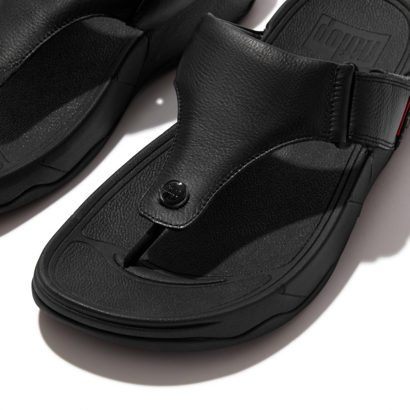 Fitflop Trakk Ii Toe Men's Thongs Black | IE-NBTY-79850