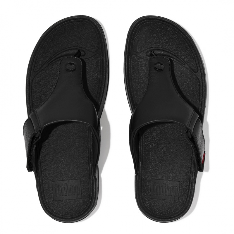 Fitflop Trakk Ii Toe Men's Thongs Black | IE-NBTY-79850