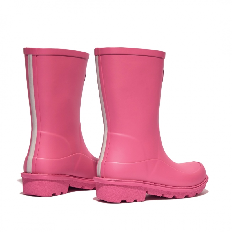 Fitflop Wonderwelly Natural Mix Welly Kids'' Rubber Boots Pink | IE-ULKP-74865