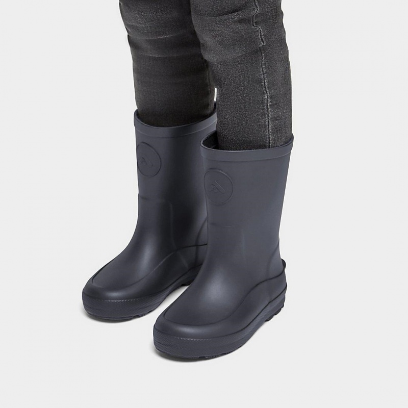 Fitflop Wonderwelly Natural Rubber Mix Kids'' Rain Boots Navy | IE-RLTC-63751