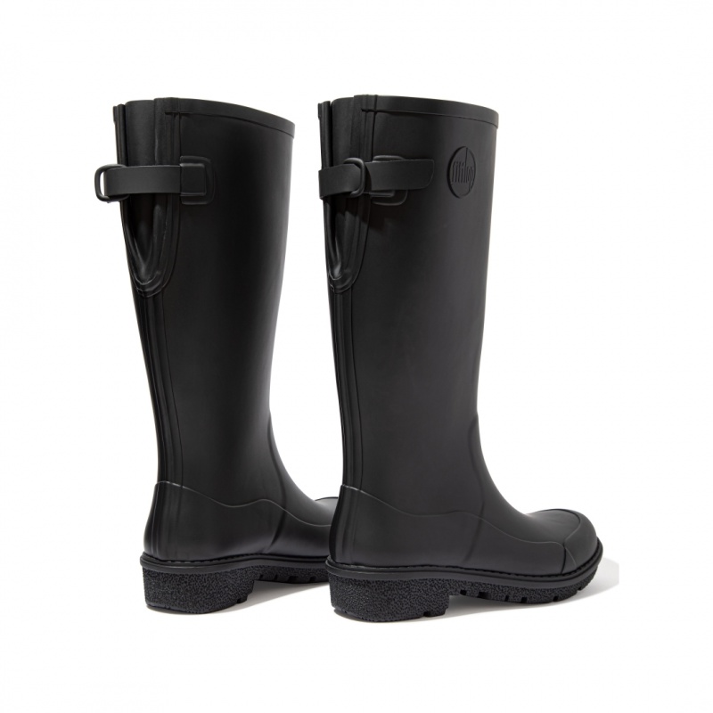 Fitflop Wonderwelly Women's Rubber Boots Black | IE-TRKO-08145